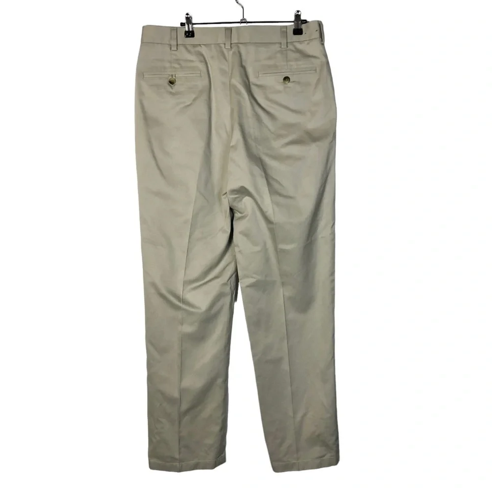 Jos A Bank Traveler's Collection Tailored‎ Fit Khaki Suit Pants 34 X 32